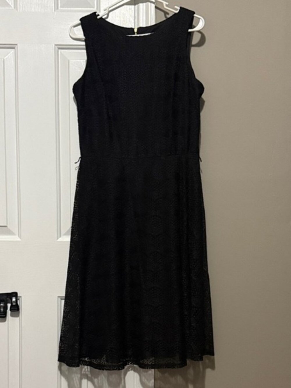Danny & Nicole Elegant Black Midi Dress